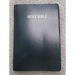 Holy Bible King James Version 1996 Nelson 591 Black Leatherette Cover